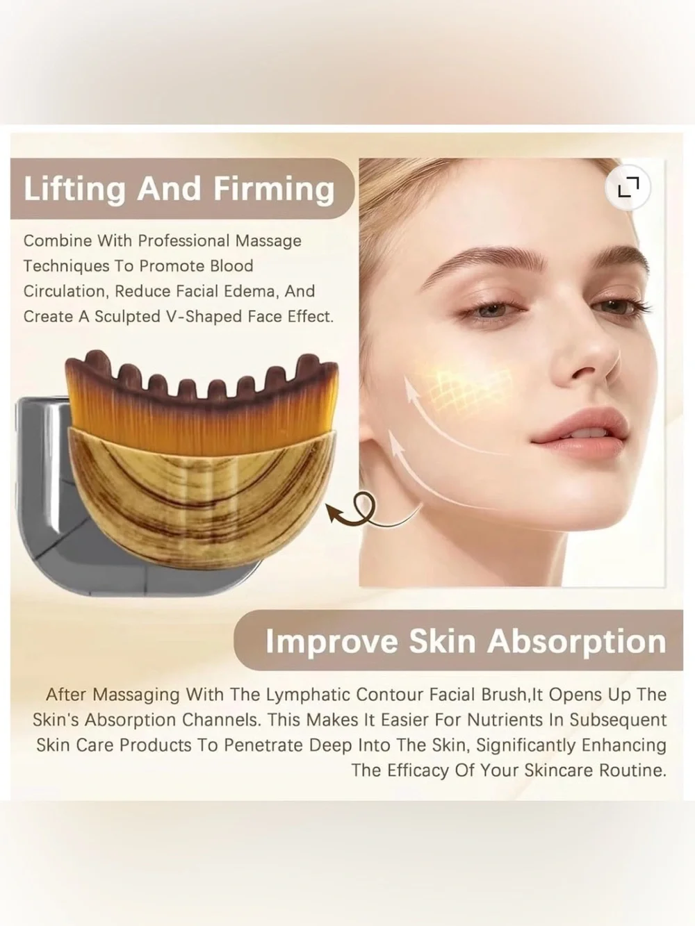 Lymphatic Contour Face Brush